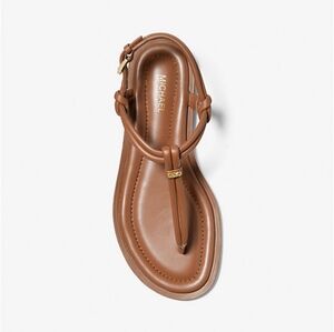Michael Kors Astra Leather T-Strap Sandal